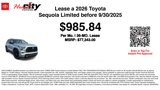 New 2026 Toyota Sequoia Limited image 3