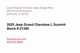 New 2025 Jeep Grand Cherokee L Summit image 2