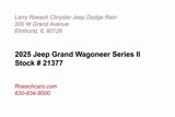 New 2025 Jeep Grand Wagoneer Series II Obsidian w/ Quick Order Packagew 28T image 2