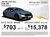 Certified 2024 Mercedes-Benz EQS 450+ 4MATIC Sedan image 3