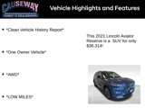 Used 2021 Lincoln Aviator Reserve w/ Elements Package Plus image 2