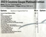 Used 2023 Porsche Cayenne Platinum Edition image 3