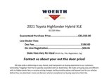 Used 2021 Toyota Highlander XLE image 3