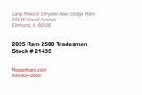 New 2025 RAM 2500 Tradesman image 2