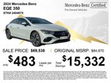Certified 2024 Mercedes-Benz EQE 350+ 4MATIC Sedan image 3