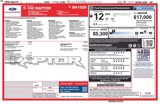 New 2025 Ford F150 Raptor w/ Equipment Group 803A Raptor R image 2