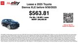 New 2025 Toyota Sienna XLE image 3