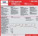 Used 2020 Ford F150 Raptor w/ Equipment Group 802A Luxury image 2