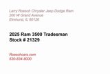 New 2025 RAM 3500 Tradesman image 2