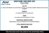 Used 2025 RAM 1500 RHO w/ RHO Level 1 Equipment Group image 2