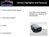 Used 2022 Lincoln Nautilus Reserve w/ Monochromatic Package image 2