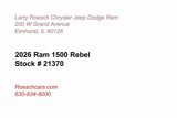 New 2026 RAM 1500 Rebel image 2