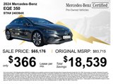 Certified 2024 Mercedes-Benz EQE 350+ 4MATIC Sedan image 3