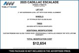 Used 2025 Cadillac Escalade Sport Platinum w/ LPO, Floor Liner Package image 2