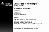 Used 2025 Ford F150 Raptor w/ Equipment Group 803A Raptor R image 2