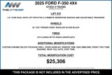 Used 2025 Ford F350 XL w/ FX4 Off-Road Package image 2