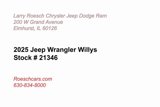New 2025 Jeep Wrangler Willys image 2