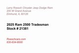 New 2025 RAM 2500 Tradesman w/ Bed Convenience Group image 2