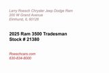 New 2025 RAM 3500 Tradesman image 2