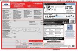 Used 2022 Ford F150 Raptor w/ Equipment Group 801A High image 2