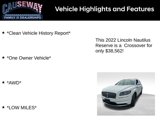Used 2022 Lincoln Nautilus Reserve image 2