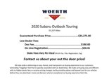 Used 2020 Subaru Outback Touring w/ Popular Package #2 image 3