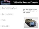 Used 2022 Lincoln Nautilus Reserve image 2