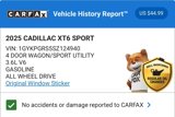 Used 2025 Cadillac XT6 Sport w/ Technology Package image 4