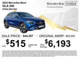 Certified 2025 Mercedes-Benz GLA 250 4MATIC image 3