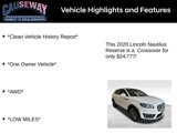 Used 2020 Lincoln Nautilus Reserve w/ Equipment Group 201A image 2