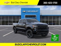 New 2025 Chevrolet Silverado 1500 Custom w/ Turbomax Blackout Package
