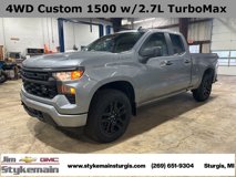 New 2025 Chevrolet Silverado 1500 Custom w/ Turbomax Blackout Package