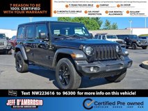 Certified 2022 Jeep Wrangler Unlimited Sport