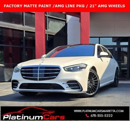 Used 2022 Mercedes-Benz S 500 4MATIC w/ AMG Line Package image 1