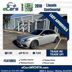 Used 2018 Lincoln Continental Premiere image 1