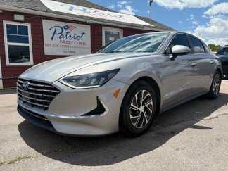 Used 2021 Hyundai Sonata Blue image 1