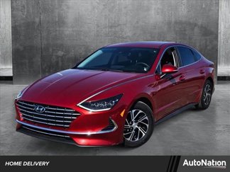 Used 2023 Hyundai Sonata Blue image 1