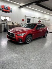 Used 2018 INFINITI Q50 Red Sport 400 w/ Sensory Package (Sport) image 1