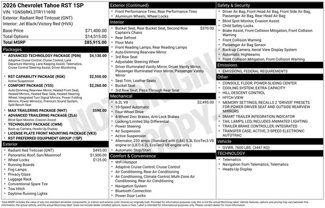 New 2026 Chevrolet Tahoe RST w/ Advanced Technology Package image 1