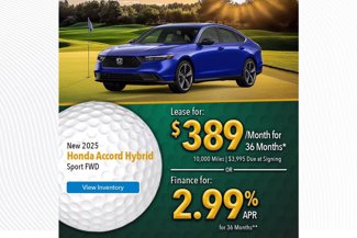 New 2025 Honda Accord EX-L image 1