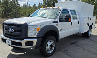 Used 2016 Ford F550 4x4 Crew Cab Super Duty w/ Power Equipment Group image 1