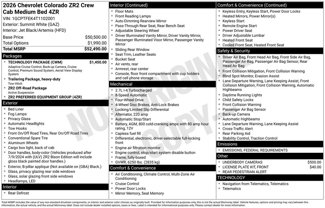 New 2026 Chevrolet Colorado ZR2 w/ Technology Package image 1