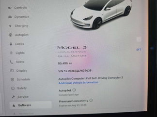 Used 2020 Tesla Model 3 Long Range image 1