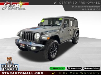 Used 2022 Jeep Wrangler Unlimited Rubicon 4xe w/ Cold Weather Group image 1
