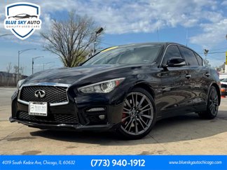 Used 2017 INFINITI Q50 Red Sport 400 image 1
