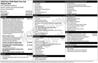 New 2026 RAM 2500 Rebel w/ Rebel Level 2 Equipment Group image 1