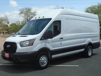 Used 2023 Ford Transit 350 148 High Roof DRW AWD w/ Load Area Protection Package image 1