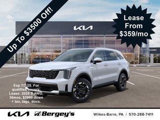 New 2025 Kia Sorento S w/ Panoramic Sunroof Package image 1