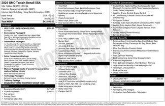 New 2026 GMC Terrain Denali w/ LPO, Floor Liner Package image 1