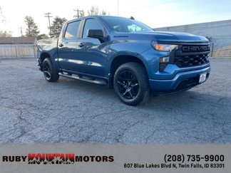 Used 2024 Chevrolet Silverado 1500 Custom w/ Turbomax Blackout Package image 1